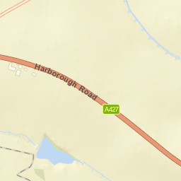 Harborough Road, Market Harborough, Northamptonshire Street Map