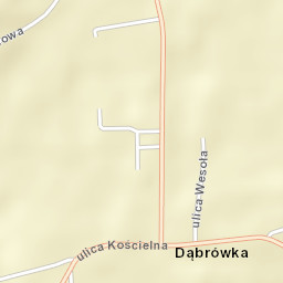 Dąbrówka Street Map