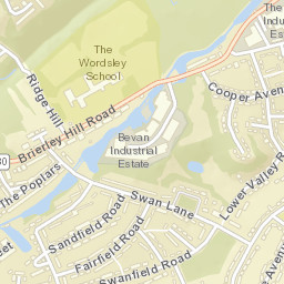 103 Hawbush Road, Brierley Hill, West Midlands Street Map