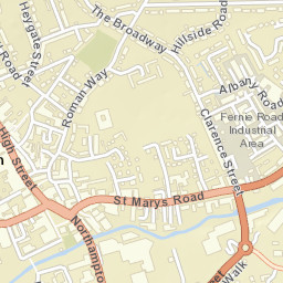 Market Harborough Street Map