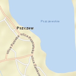 Pszczew Street Map