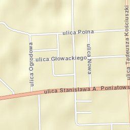 Jadów Street Map