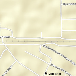Vyshkov Street Map