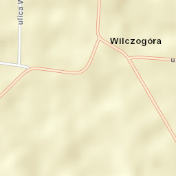 Wilczogóra Street Map