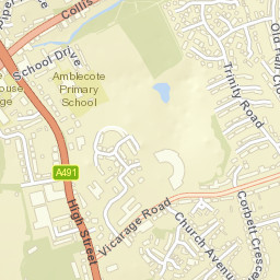 65 Vicarage Road, Stourbridge, West Midlands Street Map