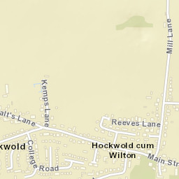 Hockwold cum Wilton Street Map