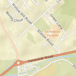Ditchingham Street Map