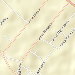 Niechanowo Street Map