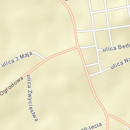 Miedzna Street Map