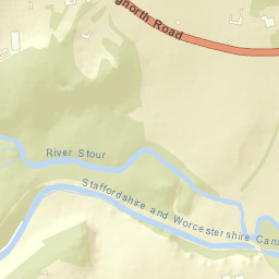 Bridgnorth Road, Kinver, Stourbridge Street Map