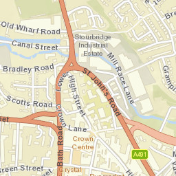 Stourbridge Street Map