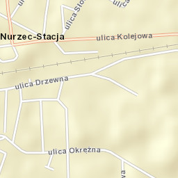 Nurzec-Stacja Street Map