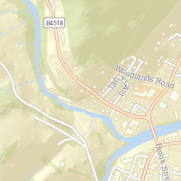 Llanidloes Street Map
