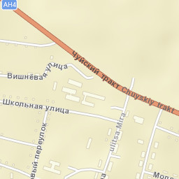 Verkh-Katunskoye Street Map