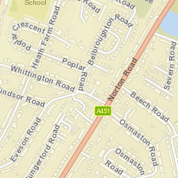 2 Grassmere Drive, Stourbridge, West Midlands Street Map