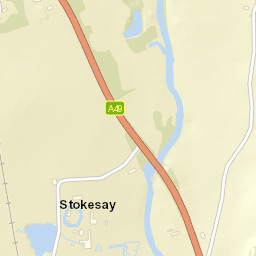 Stokesay, opp Castle (Unmarked), Craven Street Map