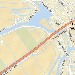 Broek in Waterland Street Map