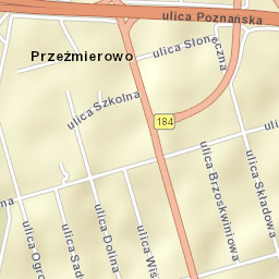 Baranowo Street Map