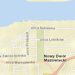 Nowy Dwór Mazowiecki Street Map