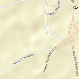Czerniejewo Street Map