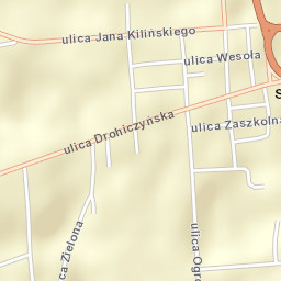 Siemiatycze Street Map