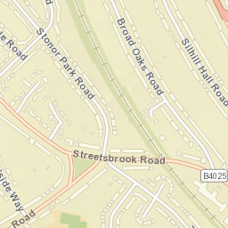 66 Silhill Hall Road, Solihull, West Midlands B91 Street Map