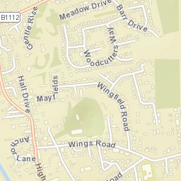 Lakenheath Street Map