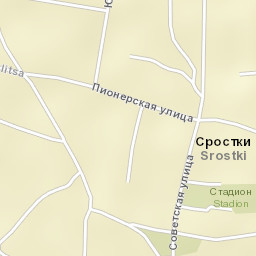 Srostki Street Map