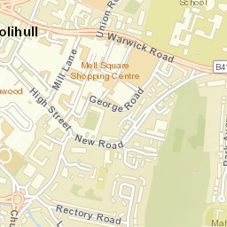 793 Warwick Road, Solihull, West Midlands Street Map