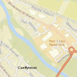 Penparcau Street Map