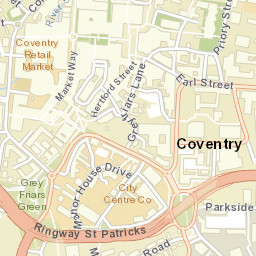Coventry Street Map