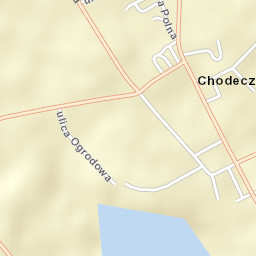 Chodecz Street Map