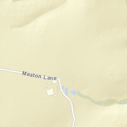 Meaton Lane, Shropshire, UK Street Map