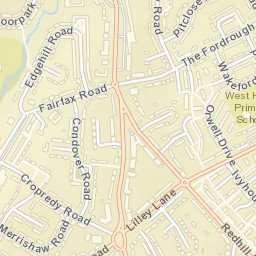203 Fairfax Road, Birmingham B31, UK Street Map
