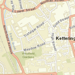 Kettering Street Map