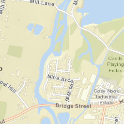 Thrapston Street Map