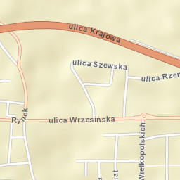 Kostrzyn Street Map