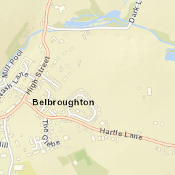 Belbroughton Street Map