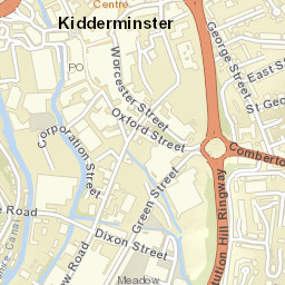 Kidderminster Street Map