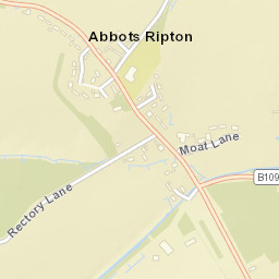1 Station Road, Abbots Ripton, Huntingdon Street Map