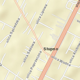 Słupno Street Map
