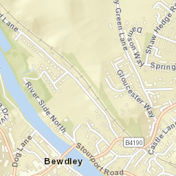 Load Street, Bewdley, Worcestershire DY12, UK Street Map