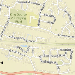 Long Lawford Street Map