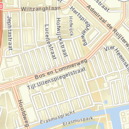 Bos en Lommer Street Map