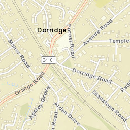 Dorridge Street Map