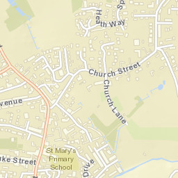 Burton Latimer Street Map