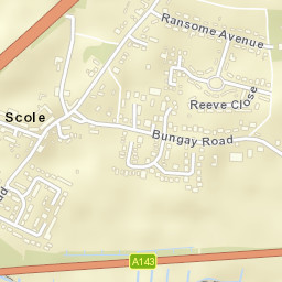 Scole Street Map