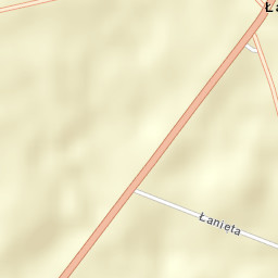Łanięta Street Map