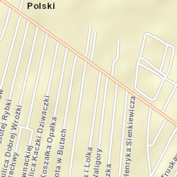 Kiełpin Street Map