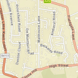 Kenilworth Street Map